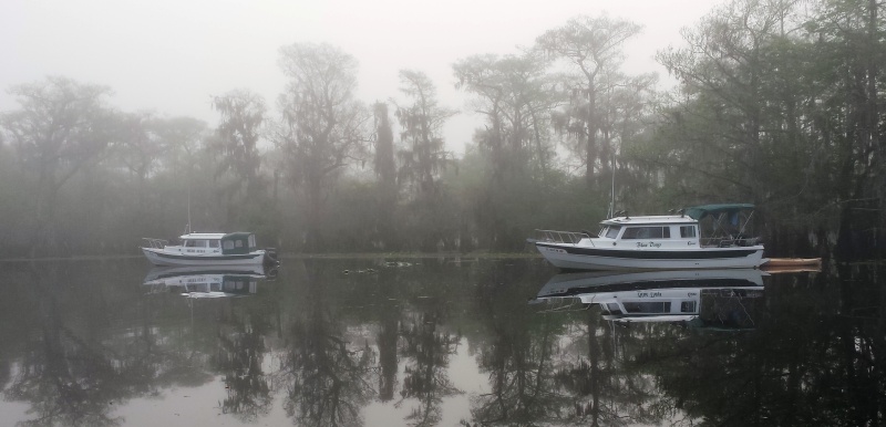 2015-03-04 Meri Aura and Blue Days Anchored at Deep Creek