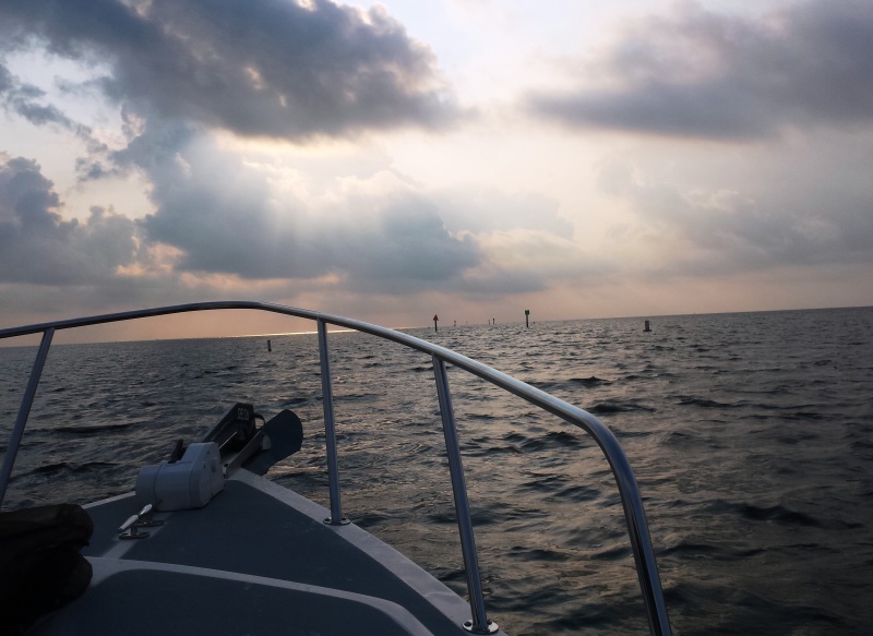 2015-03-26 Heading out to Molasses Reef at John Pennekamp
