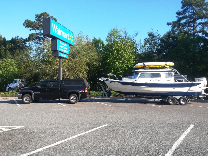 2015-03-29 Walmart camping outside Savannah, Georgia