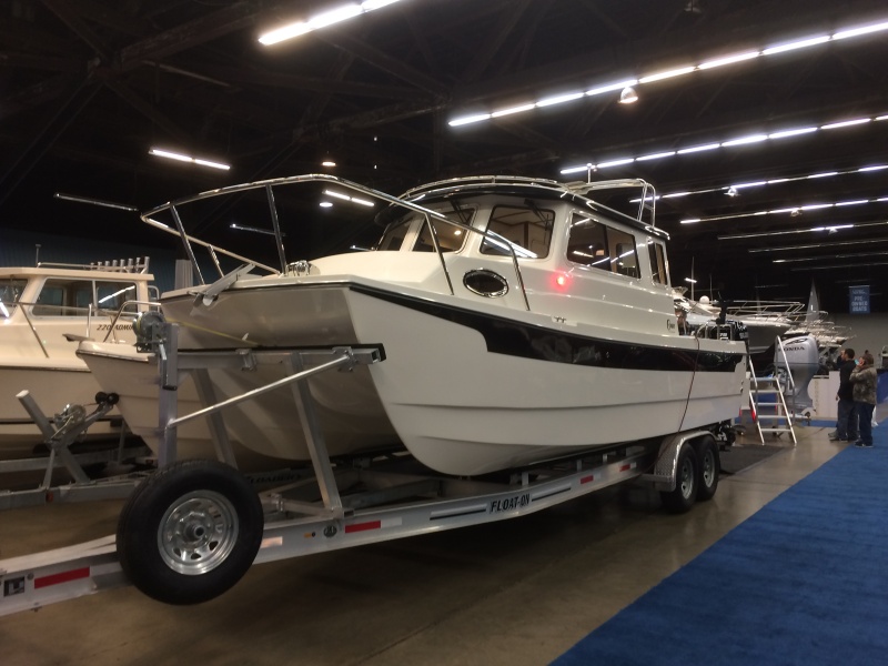 2017 TomCat at the Portland Boat Show