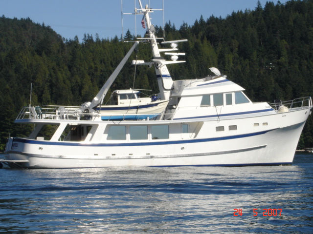 24 July 2007
   Montague Harbour
19 CD on same yacht that
was in Roche Harbor in June