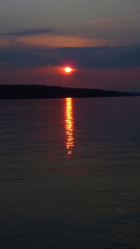 25.) Another great sunset on Cayuga Lake