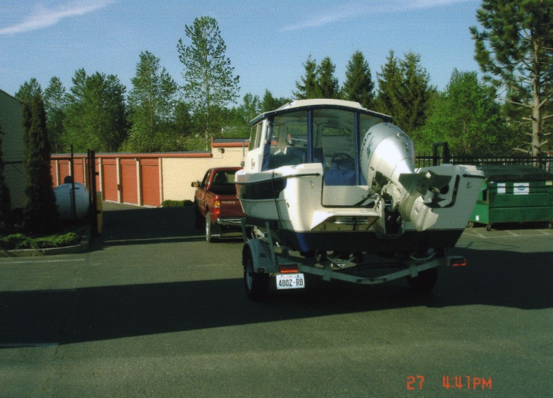 27 Apr 2005 Bellingham: Back to storage after the oil change.
