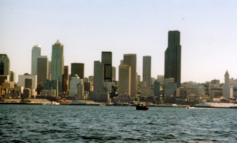 28 June 2003: View of Seattle from the C-Dory.