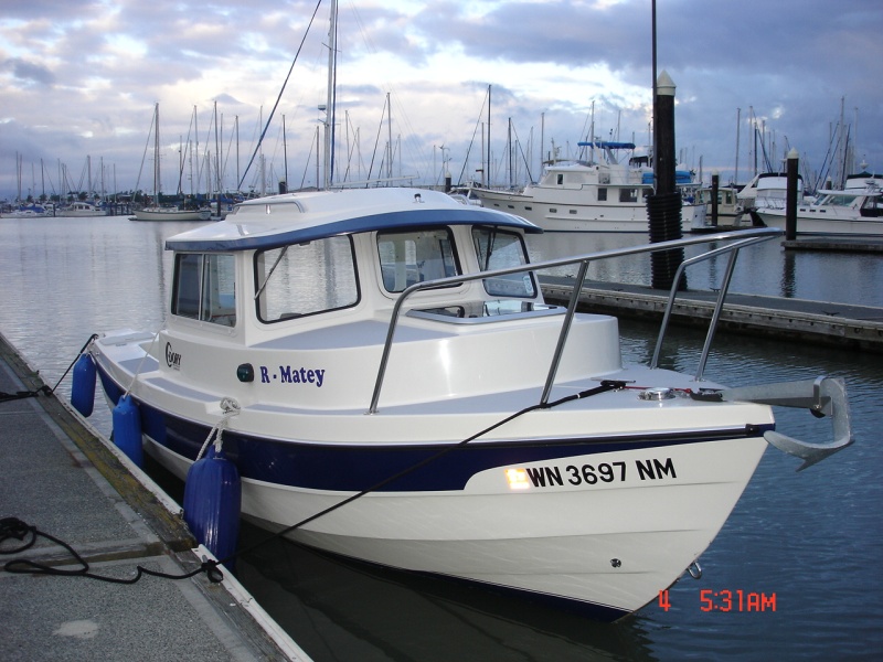 4 May 2007 Bellingham:
R-MATEY is ready to go
 to Lopez Island