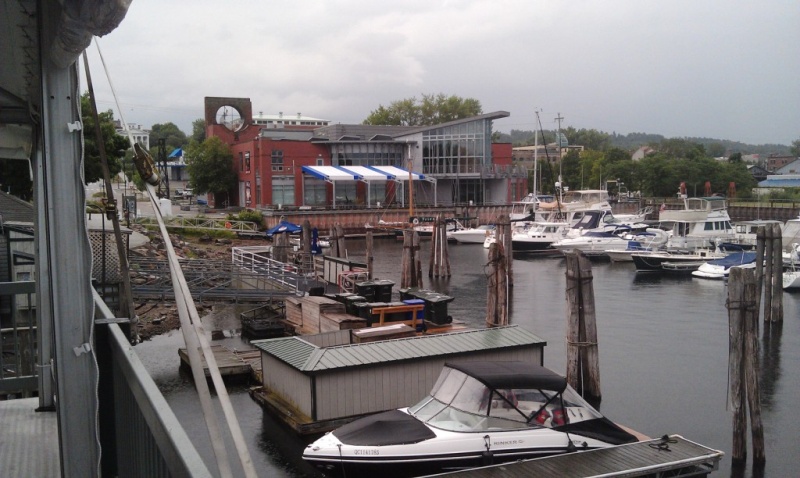 42.) View of Burlington from Boathouse