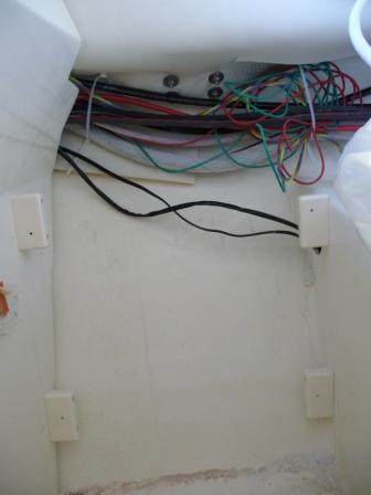 4d. Behind Cabin Liner  Starboard lower Helm