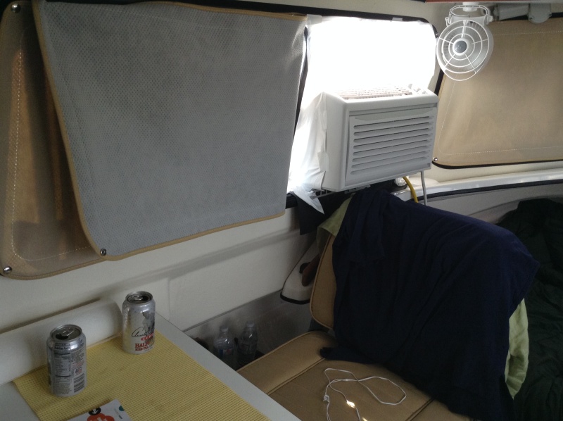 5000 BTU GE AC 01 Mounted in port passenger side window