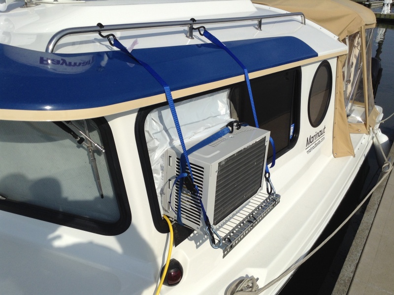 5000 BTU GE AC 02 Suspended on window