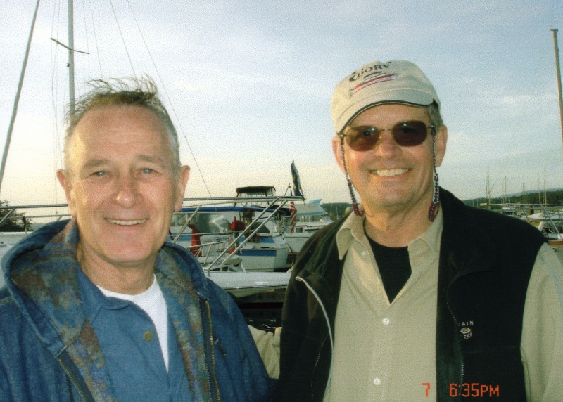 7 May 2005 Lopez Island: Joe (R-Matey) & Lane (SunFish)