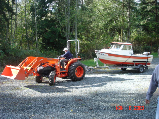 8 Nov 2008 Oak Harbor
Fred tows the 16 CD