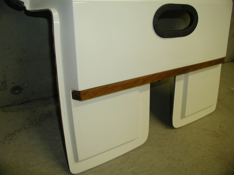 A 3/4" spacer to raise back cushion off seat.