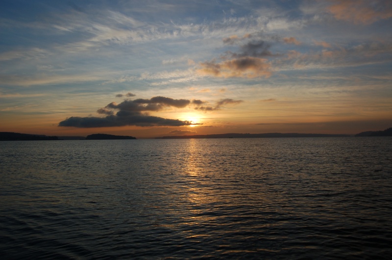 A beautiful ending to a beautiful day.