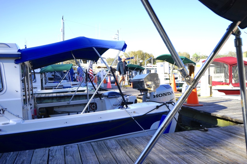 A Dock Pontoon marina, full of C Dorys