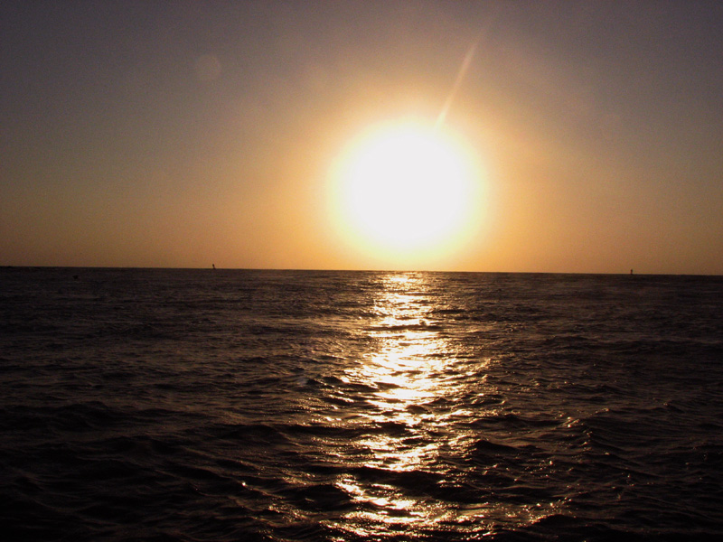 A few nimutes later in the Gulf