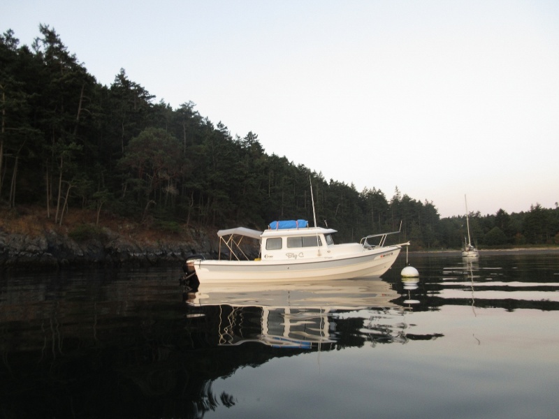 A glass like Watmough bay