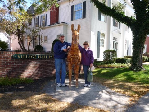 A handsome couple in Fairport, Dun and Becky Smith