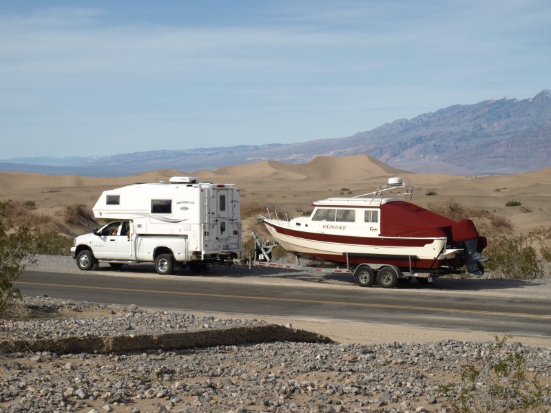 A little out of place in Death Valley Ntl. park with sand dunes