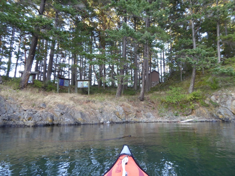 A small landing directly on Cypress Head with a few campsites.