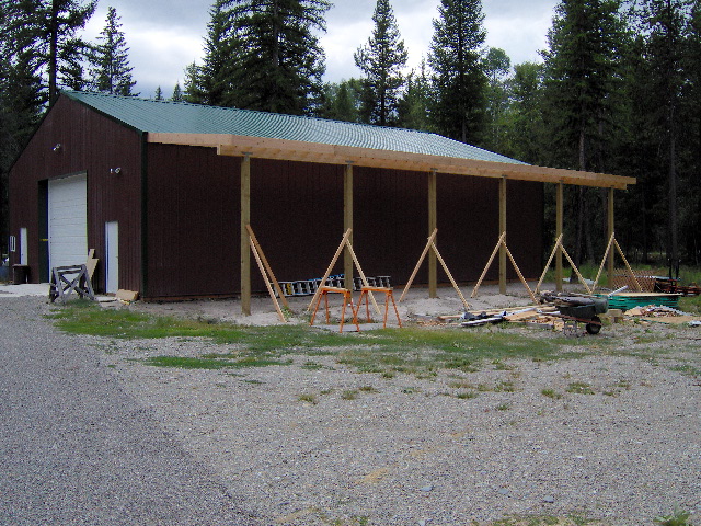 About done. 12 door on garage, Ranger  won't go in.