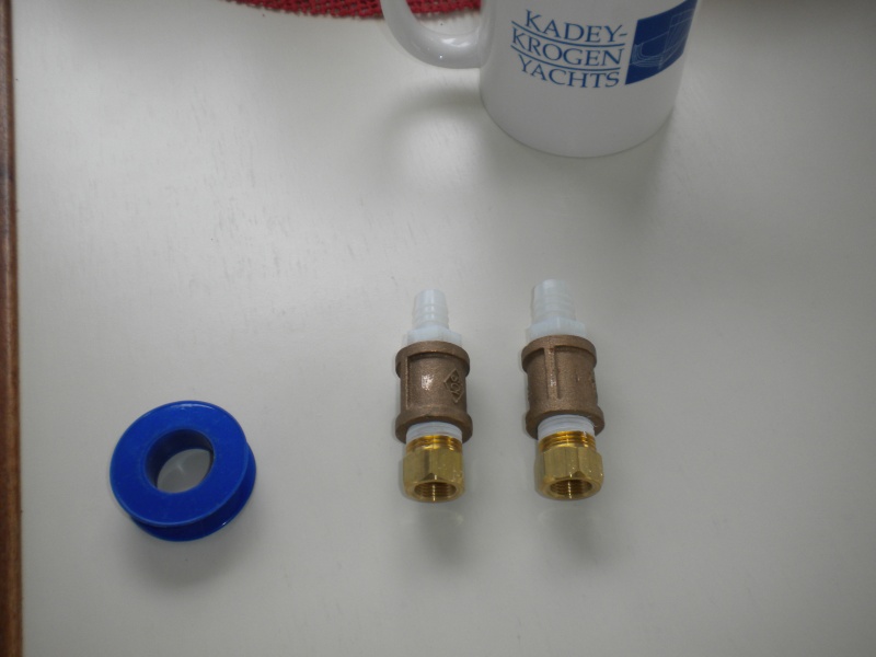 Adapter for European to NPT threads.