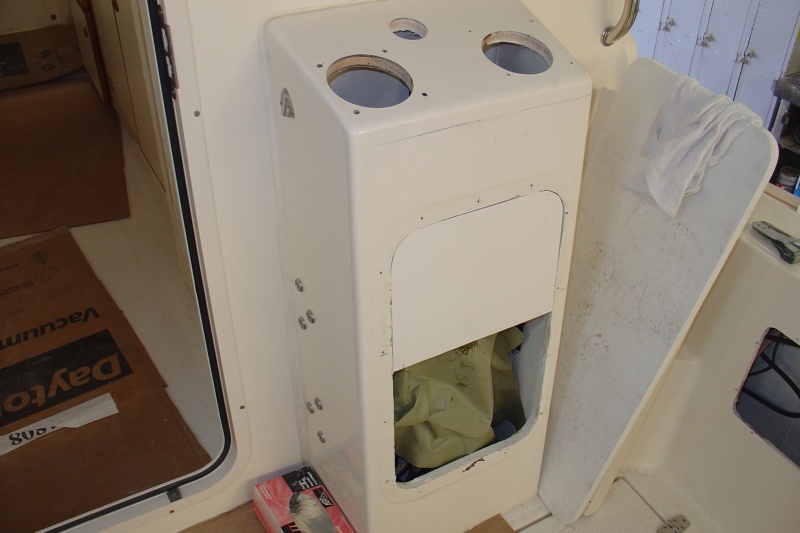Add panel so door can be lowered