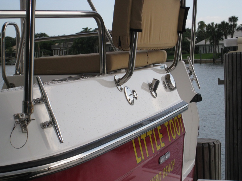 Added 8" Stern cleats