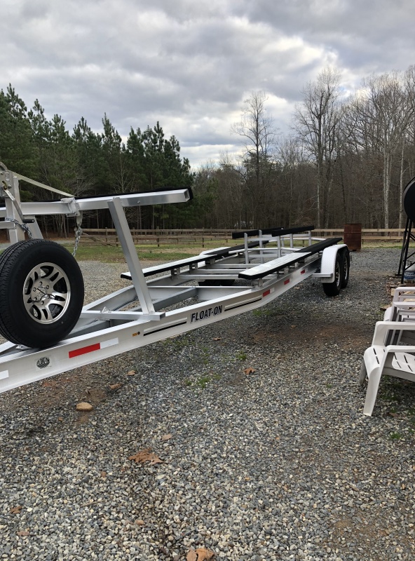 Added aluminum wheels to the trailer