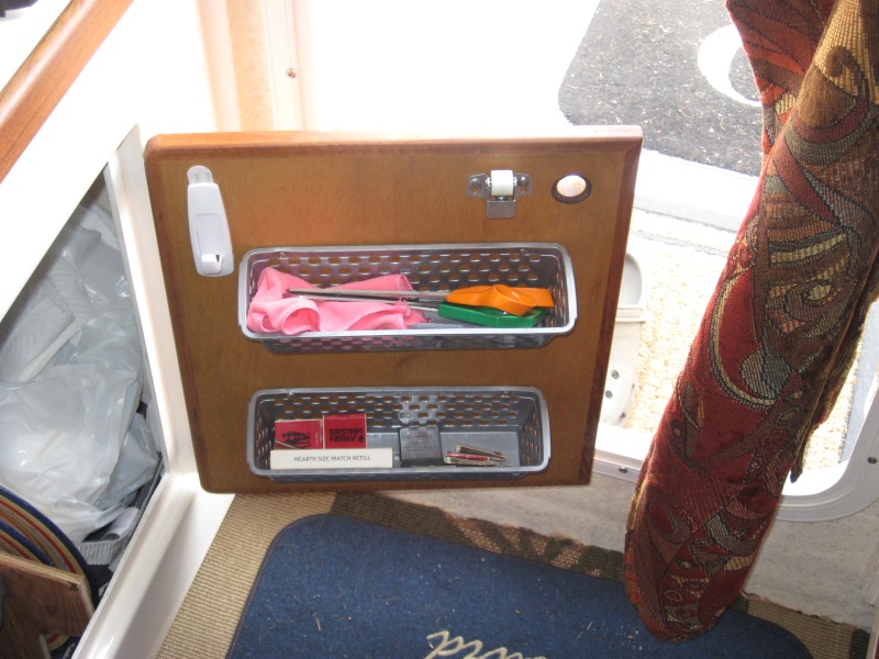 added storage lightweight drawer dividers from a dollar store