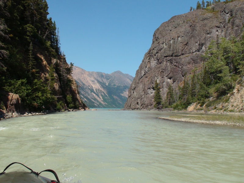 Almost back to the lake.  Gave it my best, but just to risky to continue