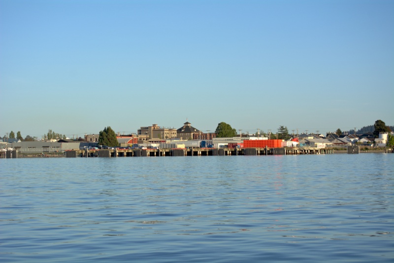 Anacortes waterfront on Guemes Channel