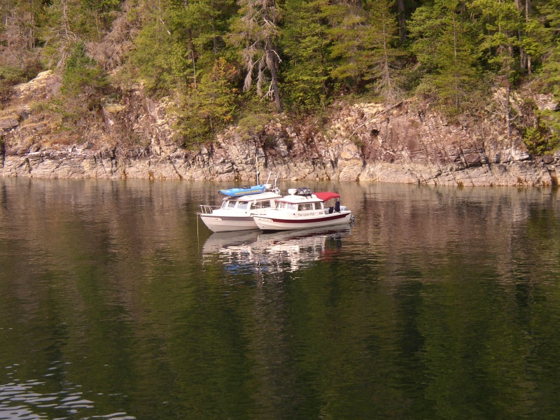 Anchored at Teakerne Arm.