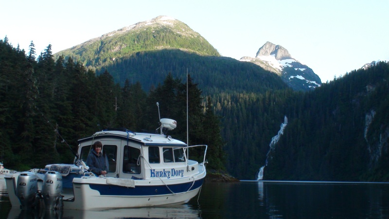 anchored in Red Bluff Bay