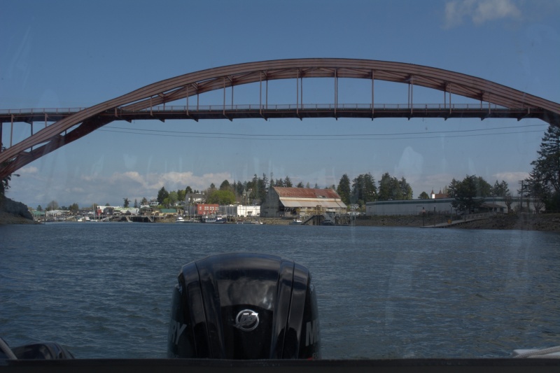 And under the bridge
