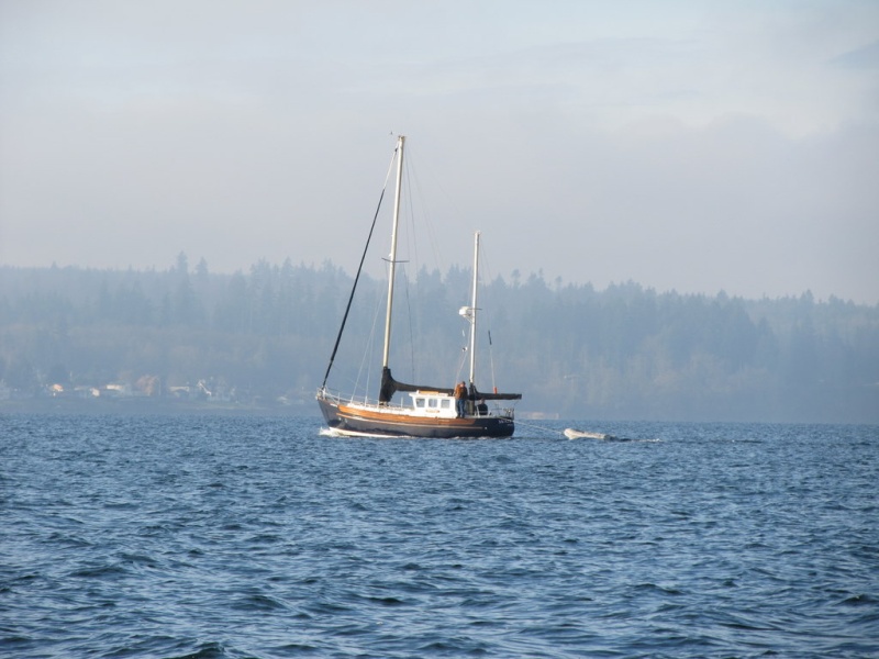 And we saw our favorite sailboat which seemed lucky as well