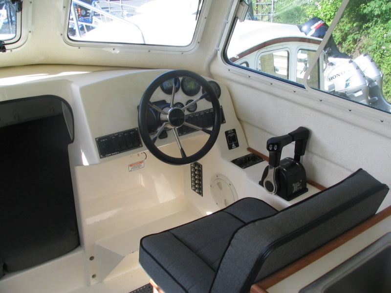 Another view of The helm - Still need to install the electronics!