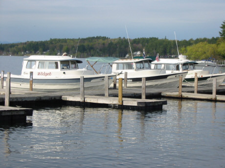 Anxiously awaiting the crews' return from the BK.