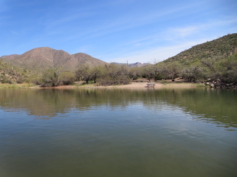 Apache Lake one of the coves we anchored in for the night