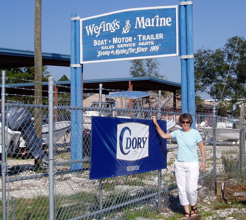 Apalachicola, Florida.
Well, Welfing's is really in Eastpoint, across the bridge from Apalach, but it just doesn't have the same ring to it.