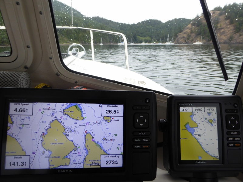 Approaching Eagle Harbor Cypress on Saturday evening around 5 PM - still one buoy left!