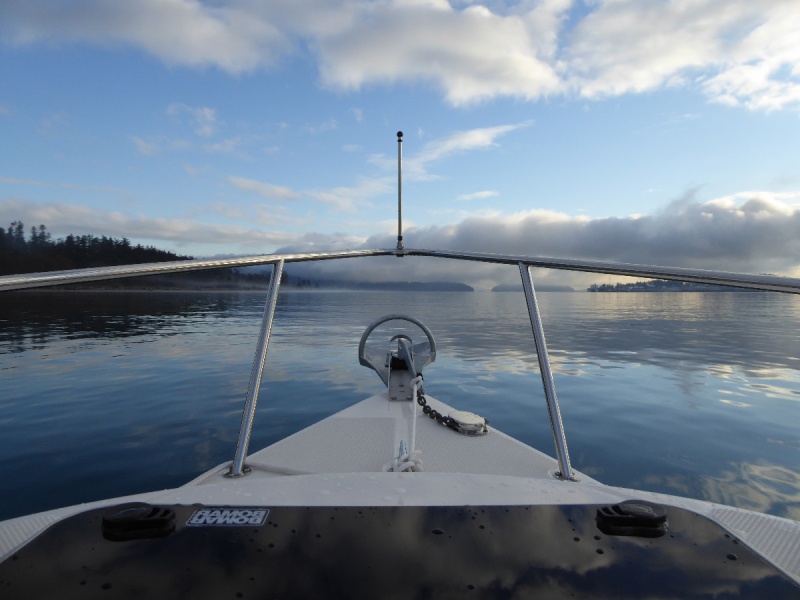 Approaching the Guemes Island Ferry terminal