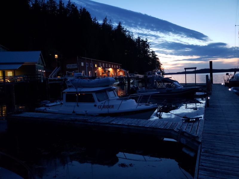 Arrived at Telegraph Cove