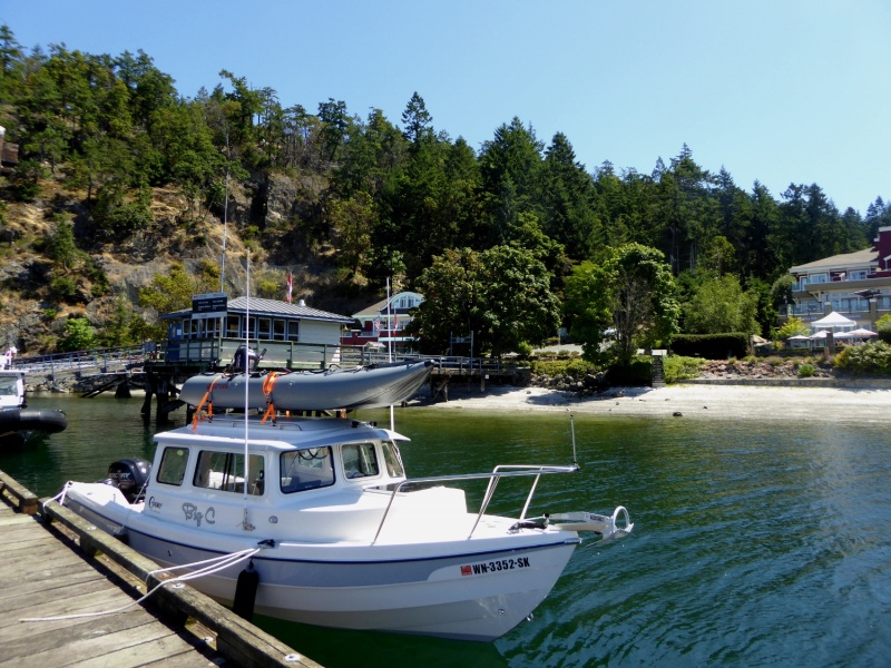 At Bedwell Harbor Customs Dock Sunday morning