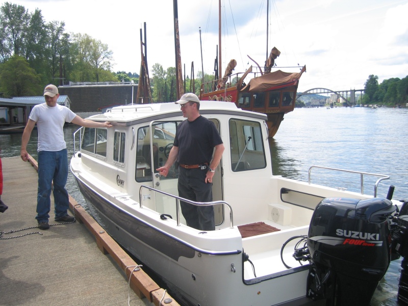 At the dock at Sportcraft.