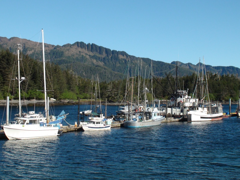 At the Port Alexander dock