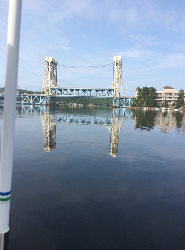 Aug 2018 "Little Mac" lift bridge Houghton