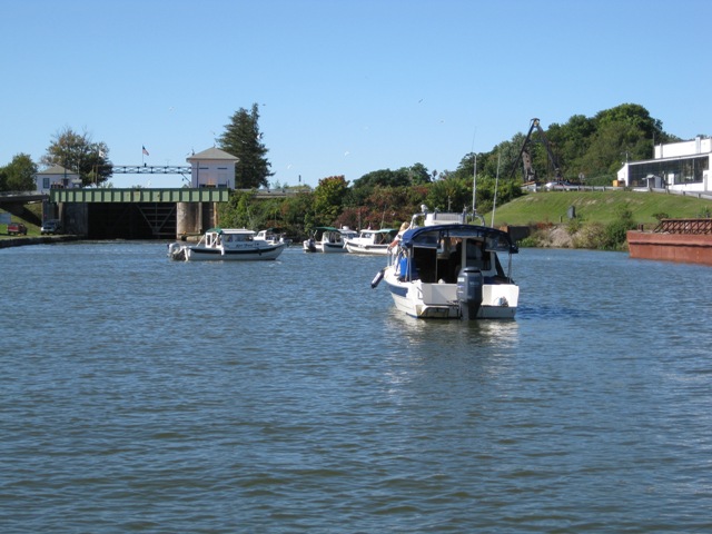 Awaiting lock to open