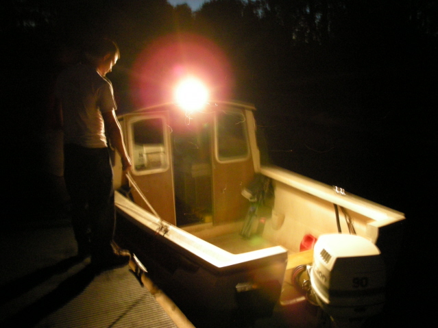 back after dark-deck light works well