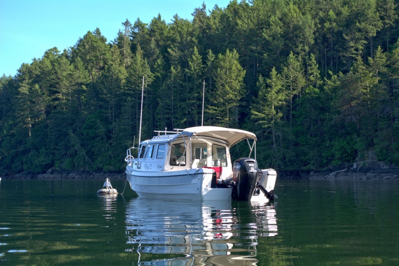 Back at the boat in the evening after chatting with Chad and Emiko for a bit.