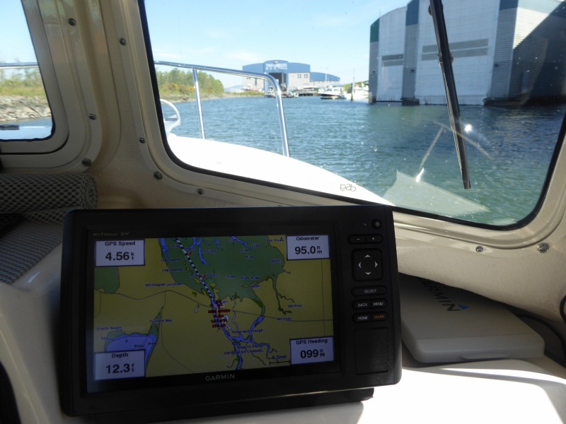 Back at Twin Bridges, just before closing time, 95 nm total on this trip